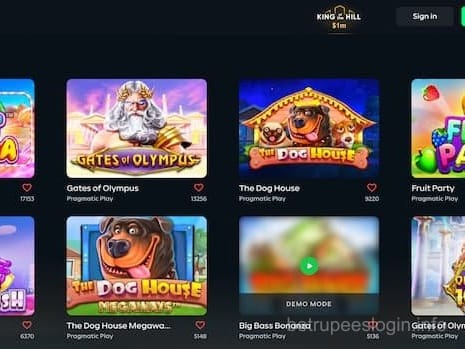betrupees App Interface - Live Casino Experience